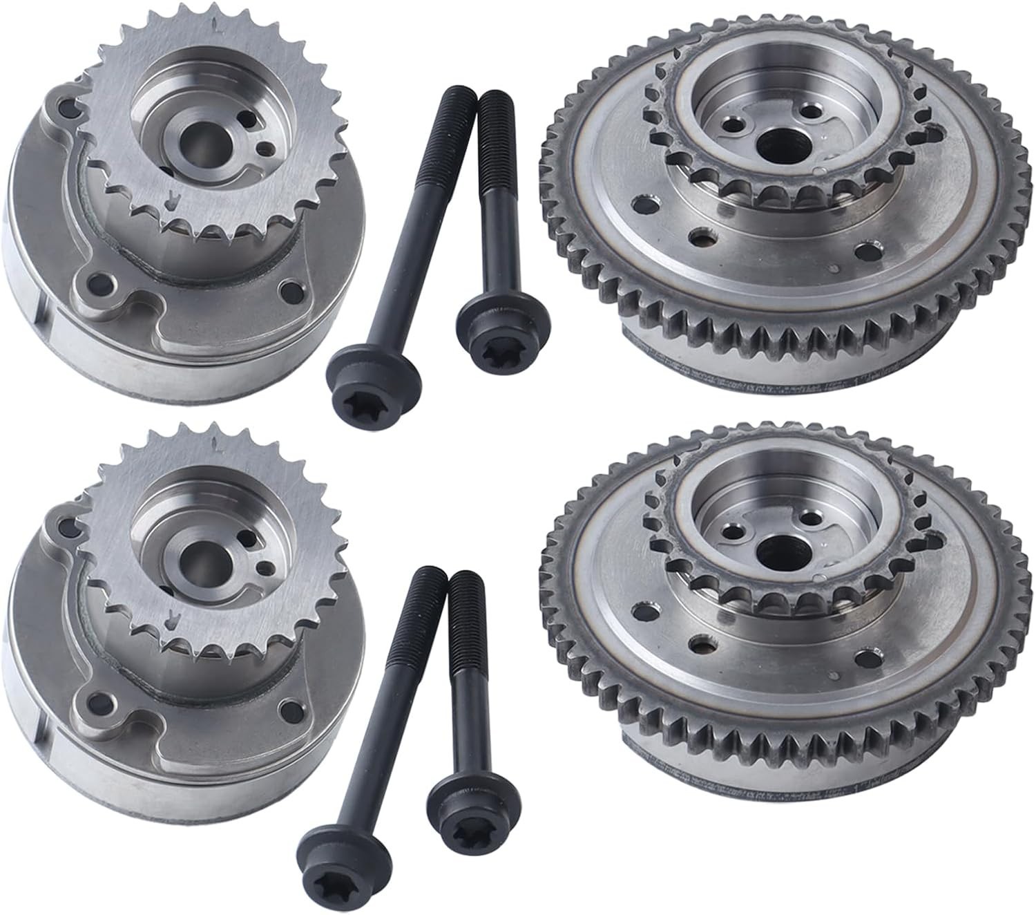 Intake Exhaust Timing Camshaft Sprocket VVT Cam Phaser 4Pcs Compatible with F150