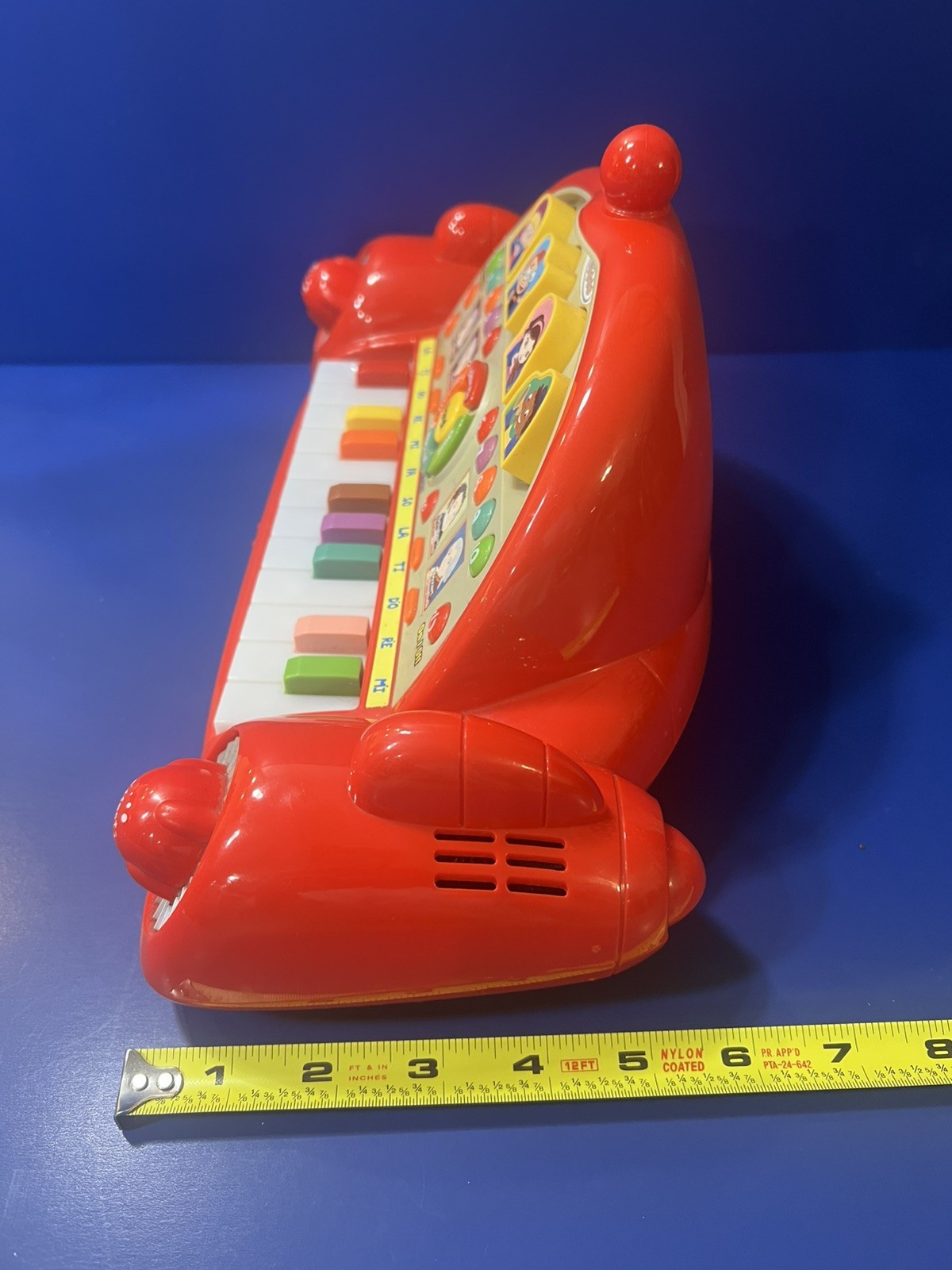 VTech Little Einsteins Rocket Musical Piano Works Great**Missing Battery Cover**