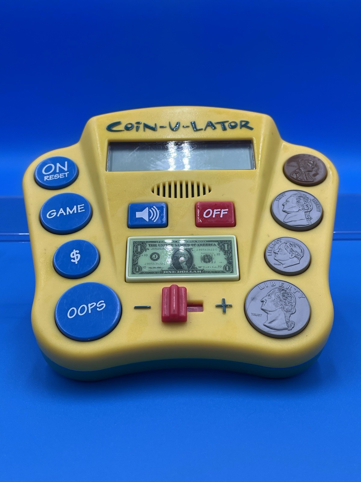 Vtg 1998 PCI Coin-U-Lator Electronic Coin Counting Calculator Educational Toy