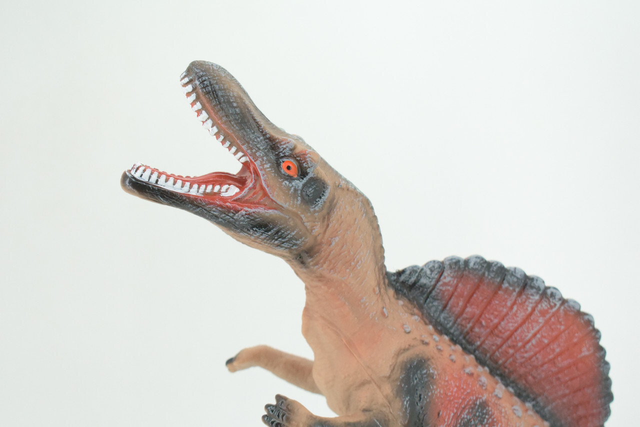 Spinosaurus Toy Sail-back Dinosaur Soft Rubber Model Gift 15 Inches AR01 B300