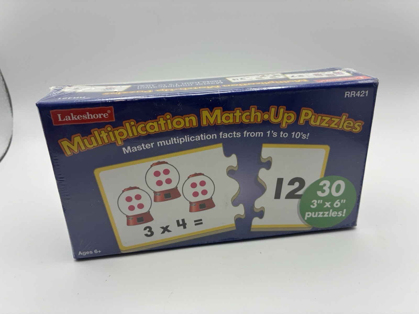 Lakeshore Learning Multiplication Match Up Puzzles RR421 Ages 6+ Homeschool NEW