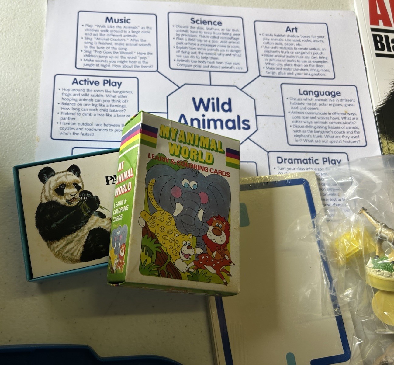 Lakeshore Learning Theme Box Wild Animals Teacher Educational Center Home School