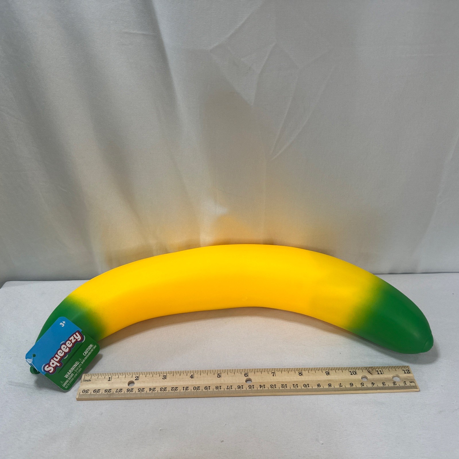 Toymendous Sunny Days Squishy Giant Viral 14” Banana Stress Relief Sensory Toy