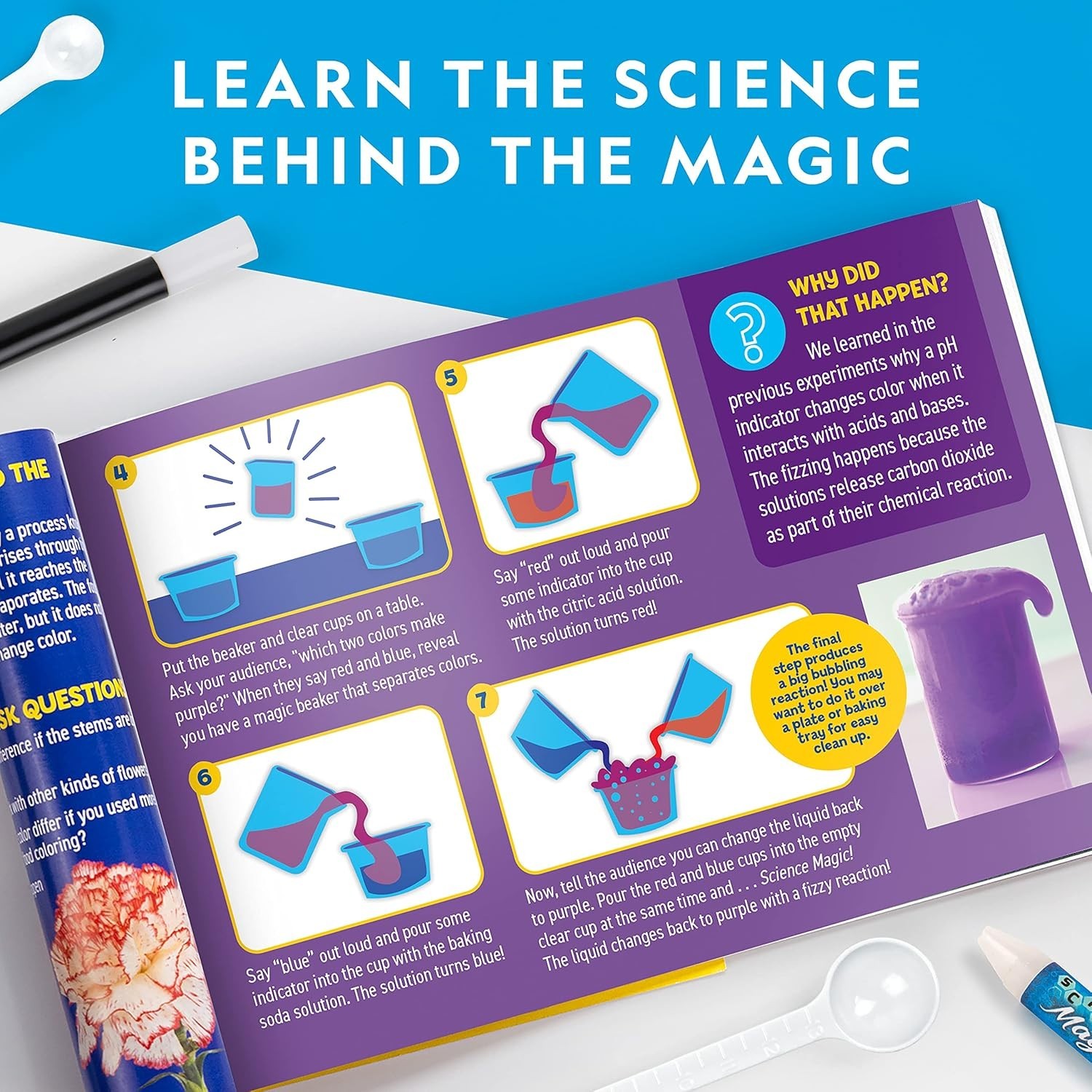 STEM Magic Chemistry Set – 10 Magical Experiments for Boys & Girls, Ages 8-12