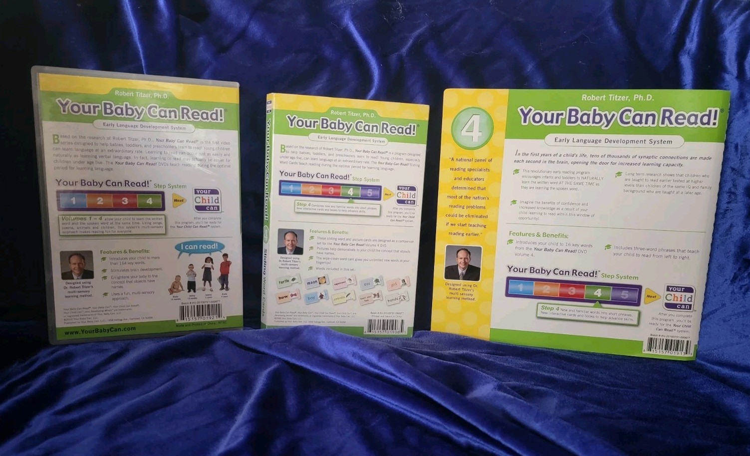 Your Baby Can Read Early Language Development System Flash Cards Book & CD Lot
