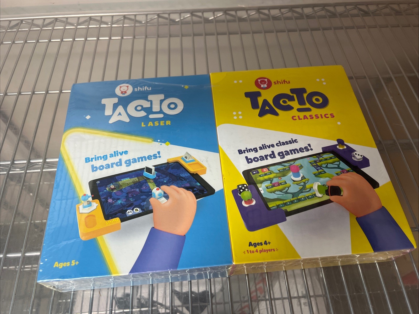 Shifu TacTo 2-in-1 combo Laser+Classics Board Games – Tablet Not Included Sealed