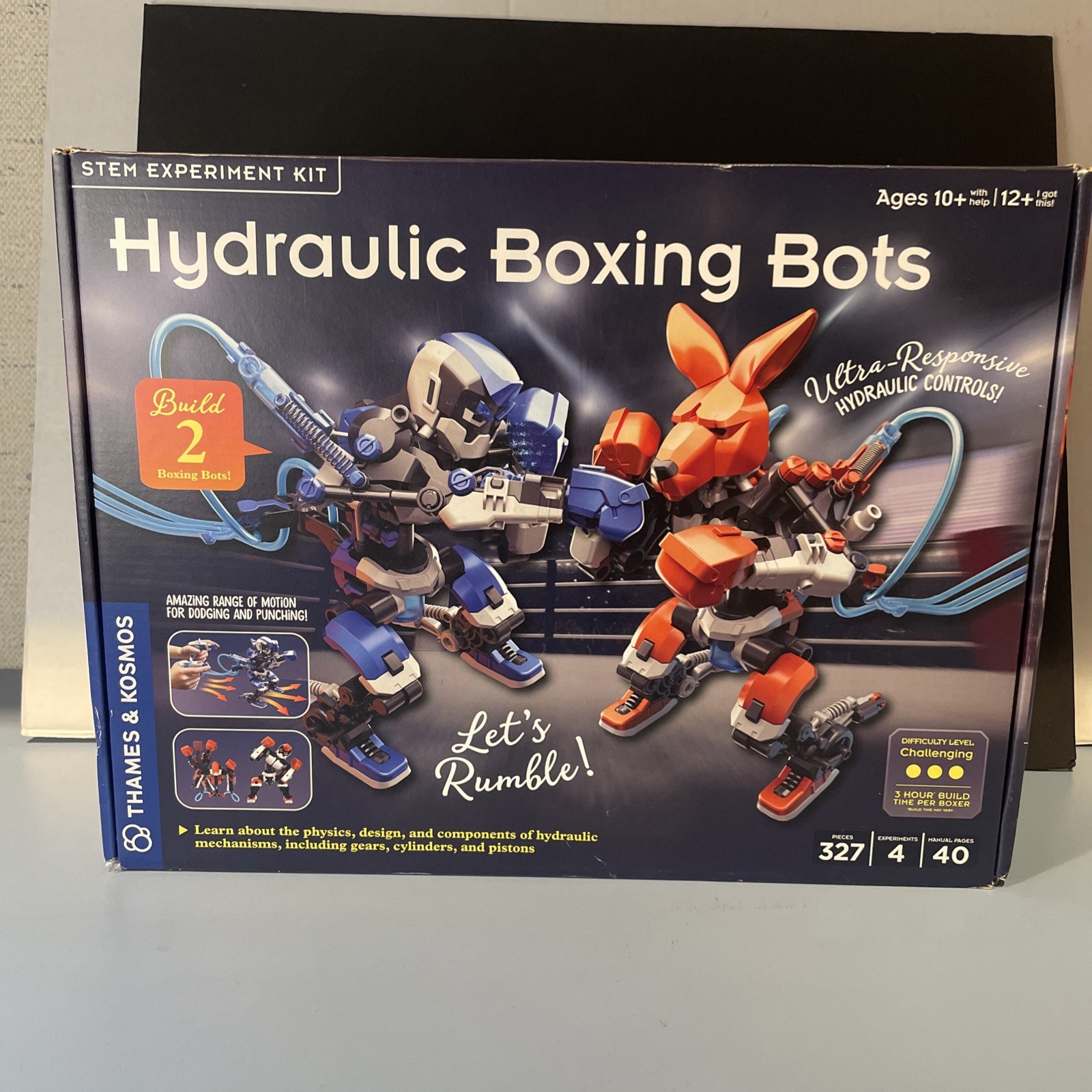 NIB Thames & Kosmos Hydraulic Boxing Bots Stem Experiment Kit