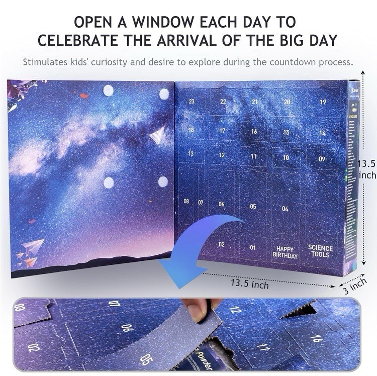 NEW My Birthday Countdown Calendar Innovative Science Kit STEM