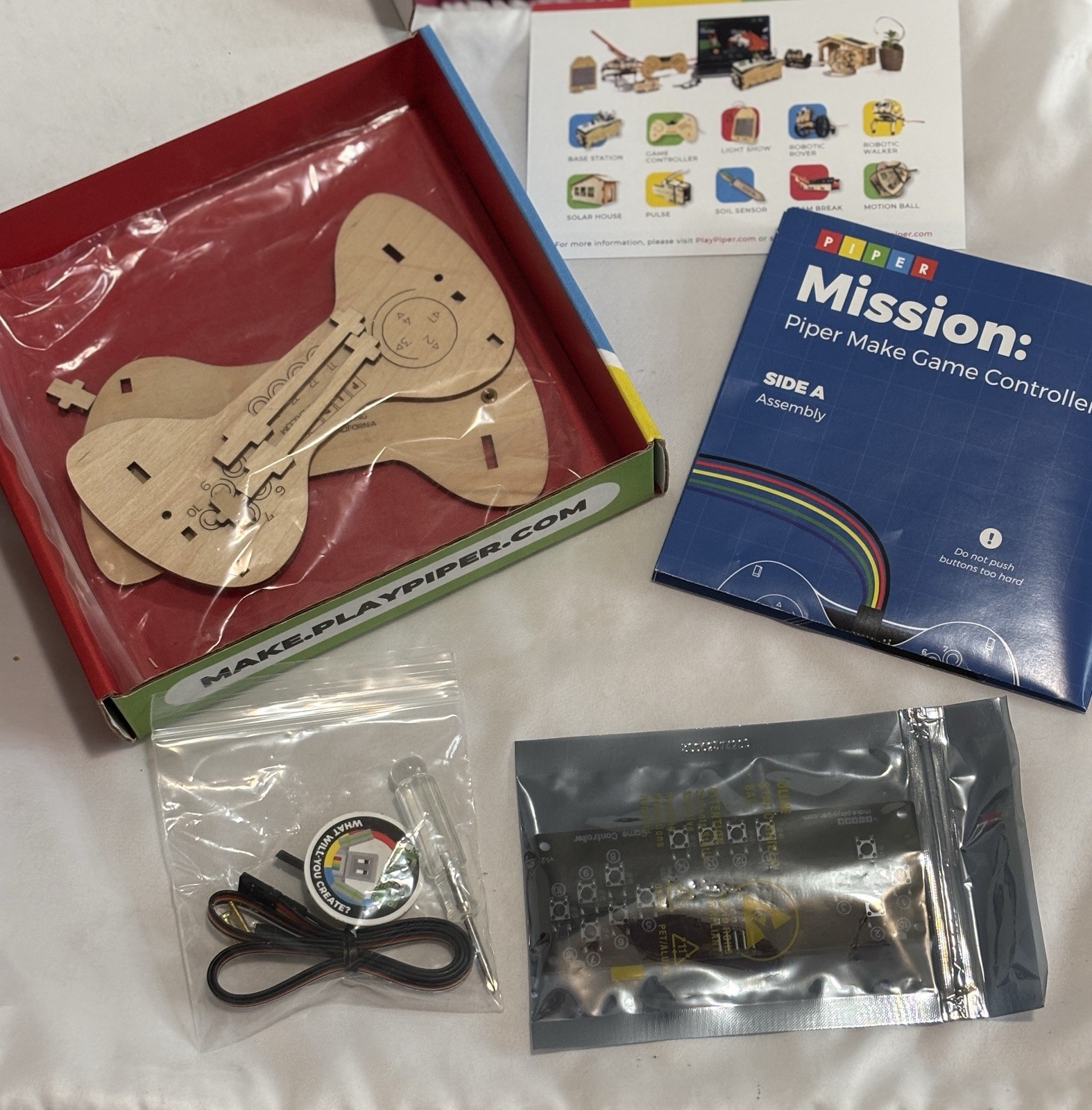 Piper Make DIY Game Controller Kit- Educational Electronics- STEM – Unassembled