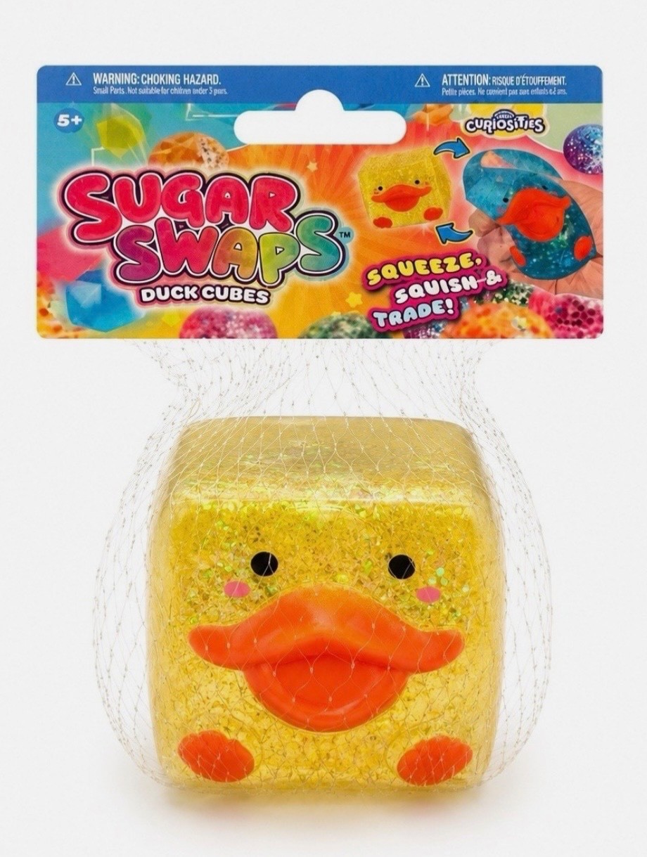 Sugar Swaps Duck Cubes Squeeze Squishy Tactile Toy, 5+
