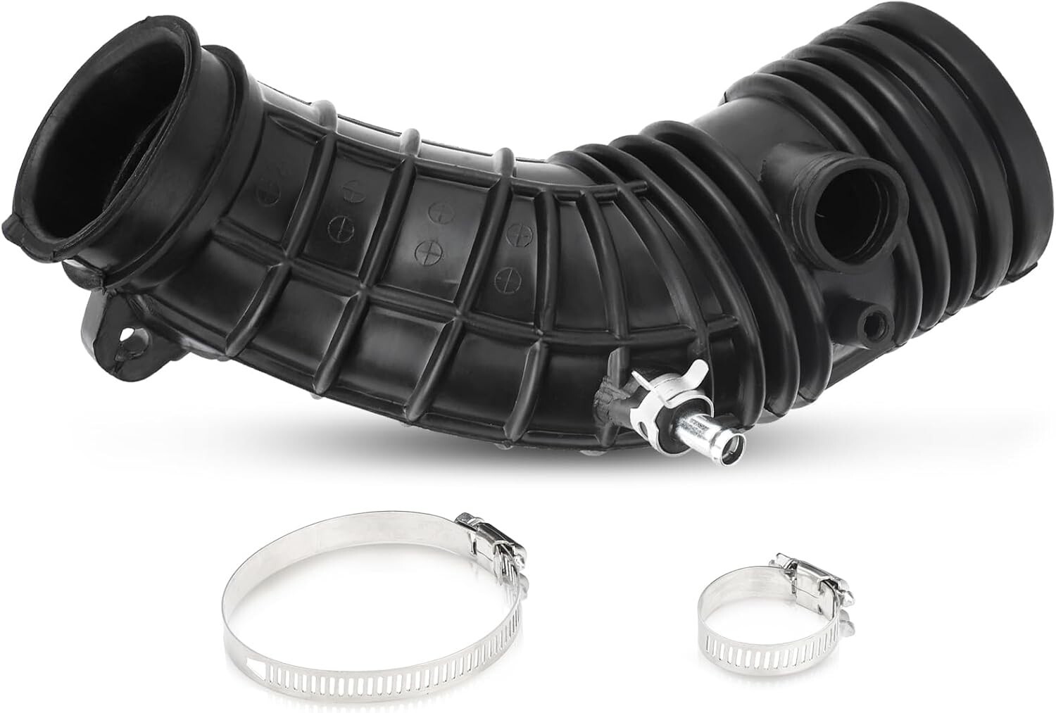 Air Intake Hose Cleaner Tube with Clamps for Honda Accord L4 2.4L 2003 2004 2005