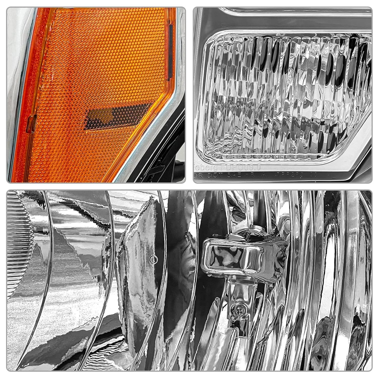 09-14 Ford F150 Pickup Headlight Assembly 2009-2014 Ford F150 Headlights