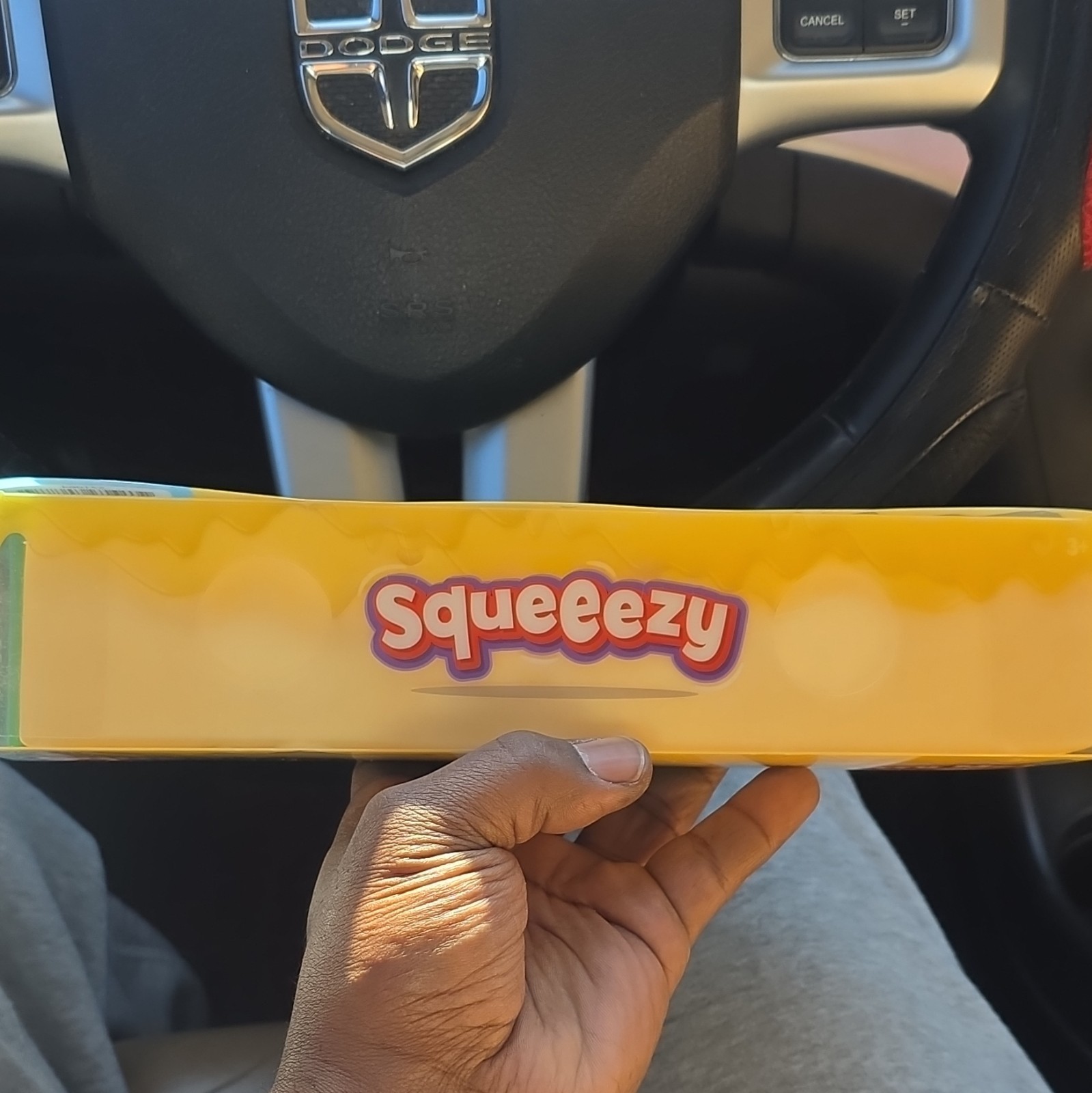 Sunny Days Yellow Tactile Squeezy Squeeze Toy, Ages 4-7 & 8-11 Years