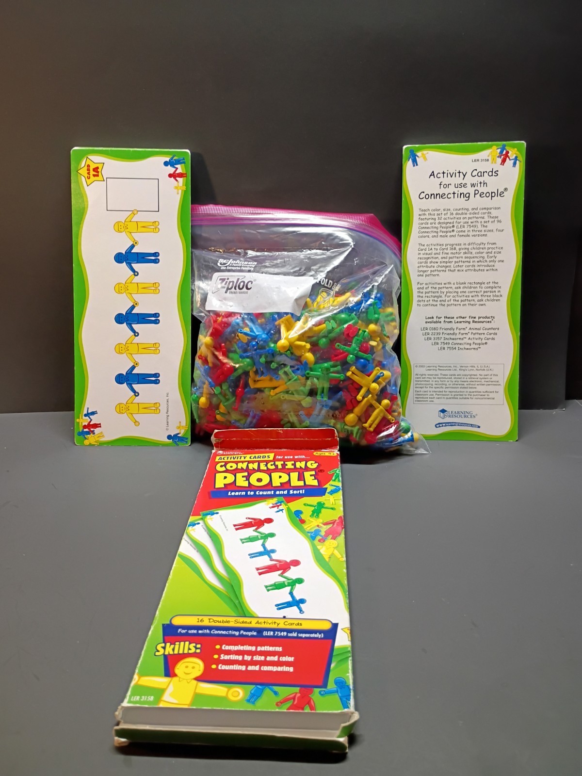 Connecting People Learning Resources Math 270 Pc Primary Colors And Card Set