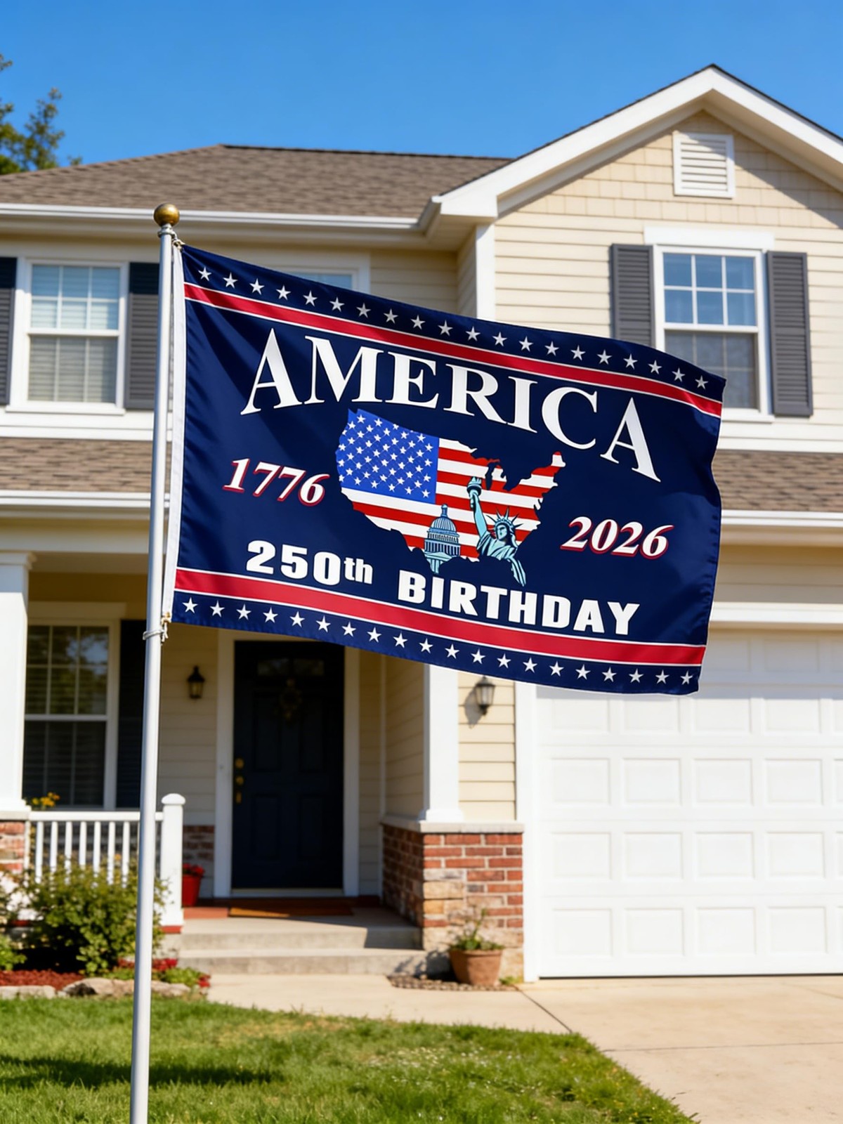 250 Anniversary USAFlag 3×5 250 Year America Anniversary Flag for Outside 177…