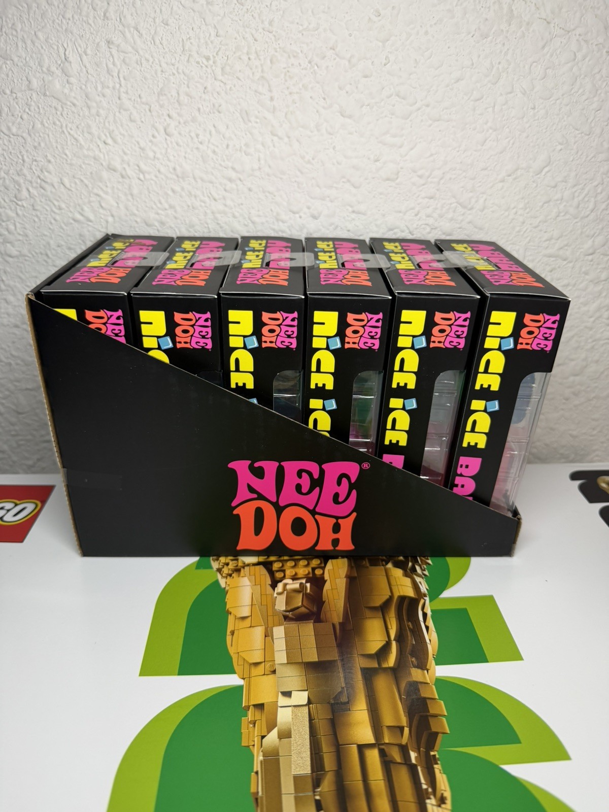NeeDoh Nice Ice Baby 4 pack, Nee Doh Mini Nice Cube FULL CASE OF 6 AUTHENTIC ✅