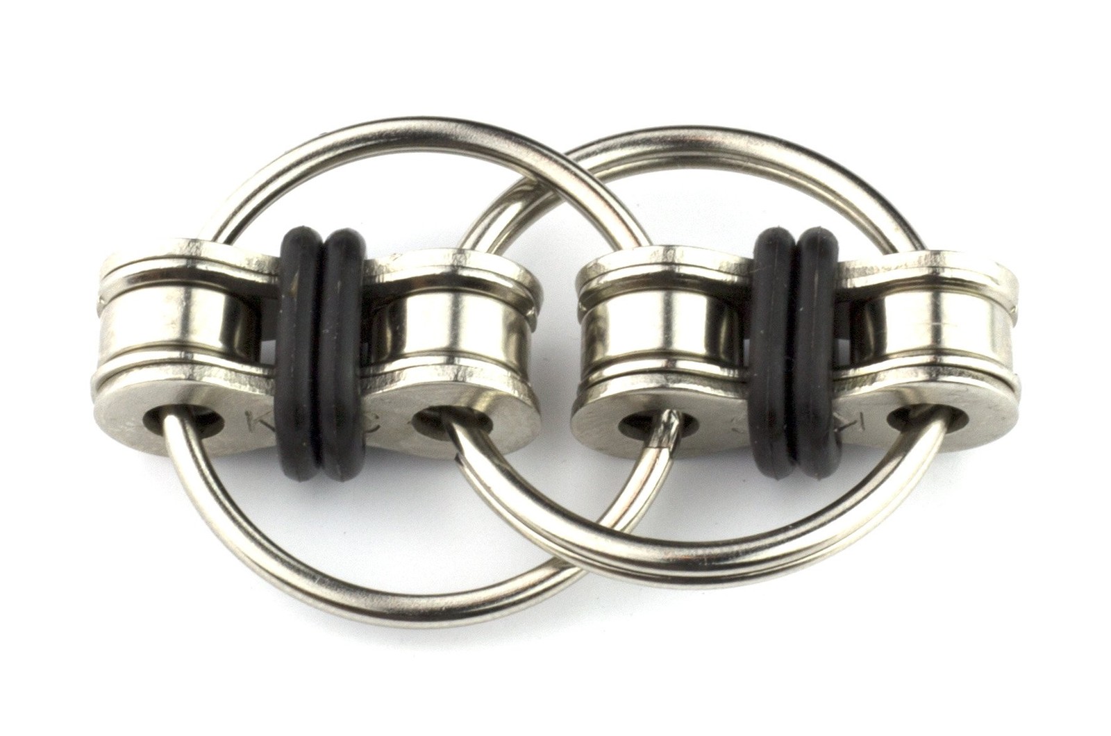 Tom’s Fidgets Original Flippy Chain Fidget Small, Green, Black, Blue, Yellow