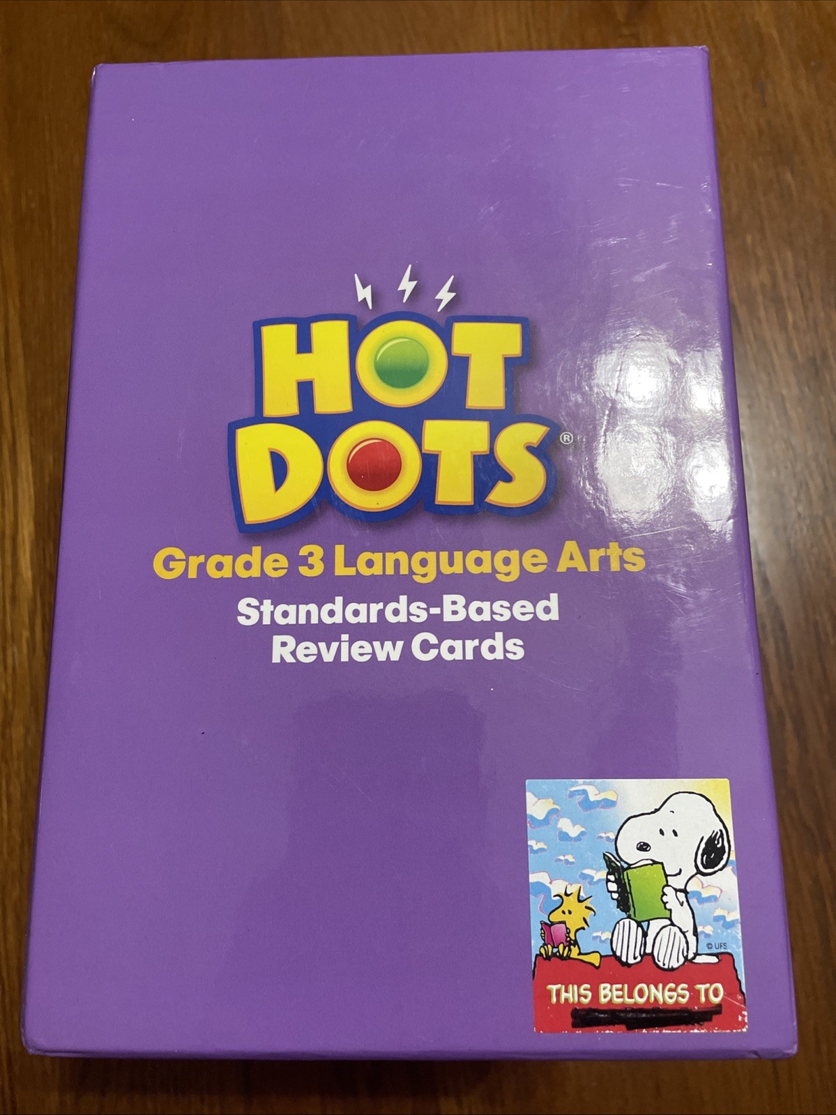 Hot Dots Standards Based Review Cards 3rd Grade Language Arts Box Set