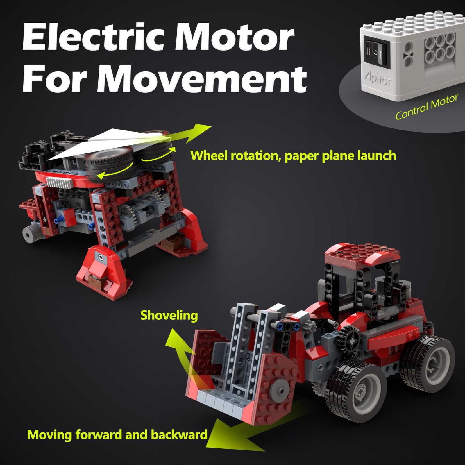 Robot B STEM Kits for 6-7 Year Old Boy, 8 in 1 Electric Monster Truck Buildin…