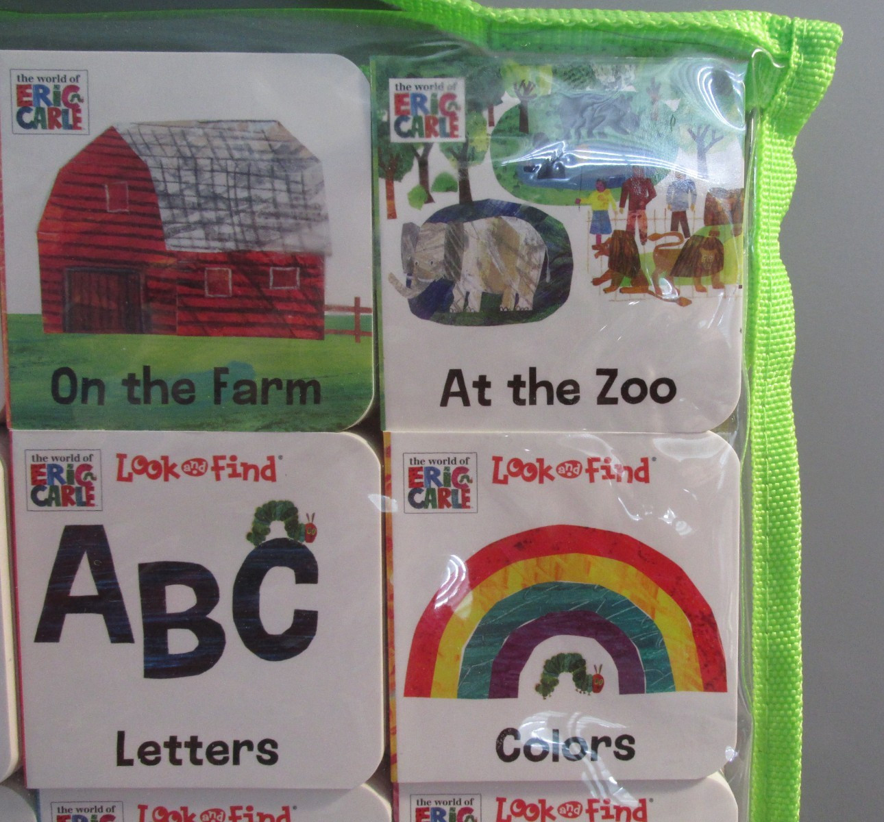 9 Piece PI Kids “Eric Carle” My Read-and-Go Study Board Books