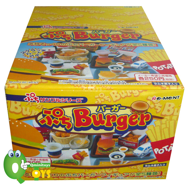 Rare 2003 Re-Ment Petit Burger Restaurant Full Set of 10 pcs
