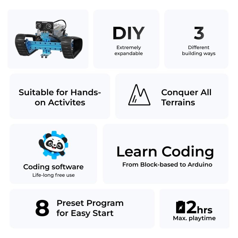 Makeblock mBot Ranger 3 in 1 Robotics for Kids Age 812, Coding Robot for Ardu…