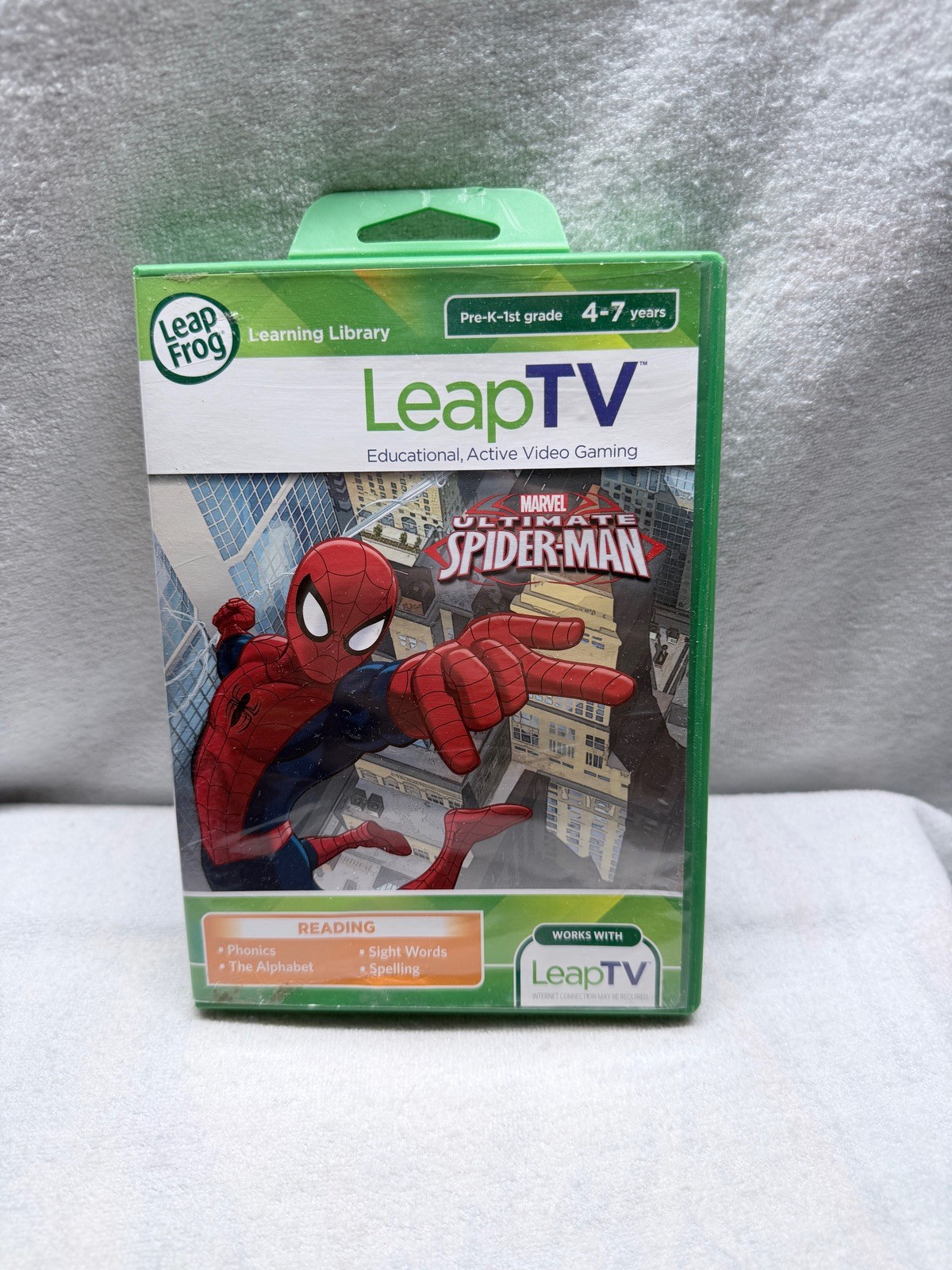 Leap Frog Marvel Ultimate Spider-Man Leap TV Ages 4-7 Good Used Condition