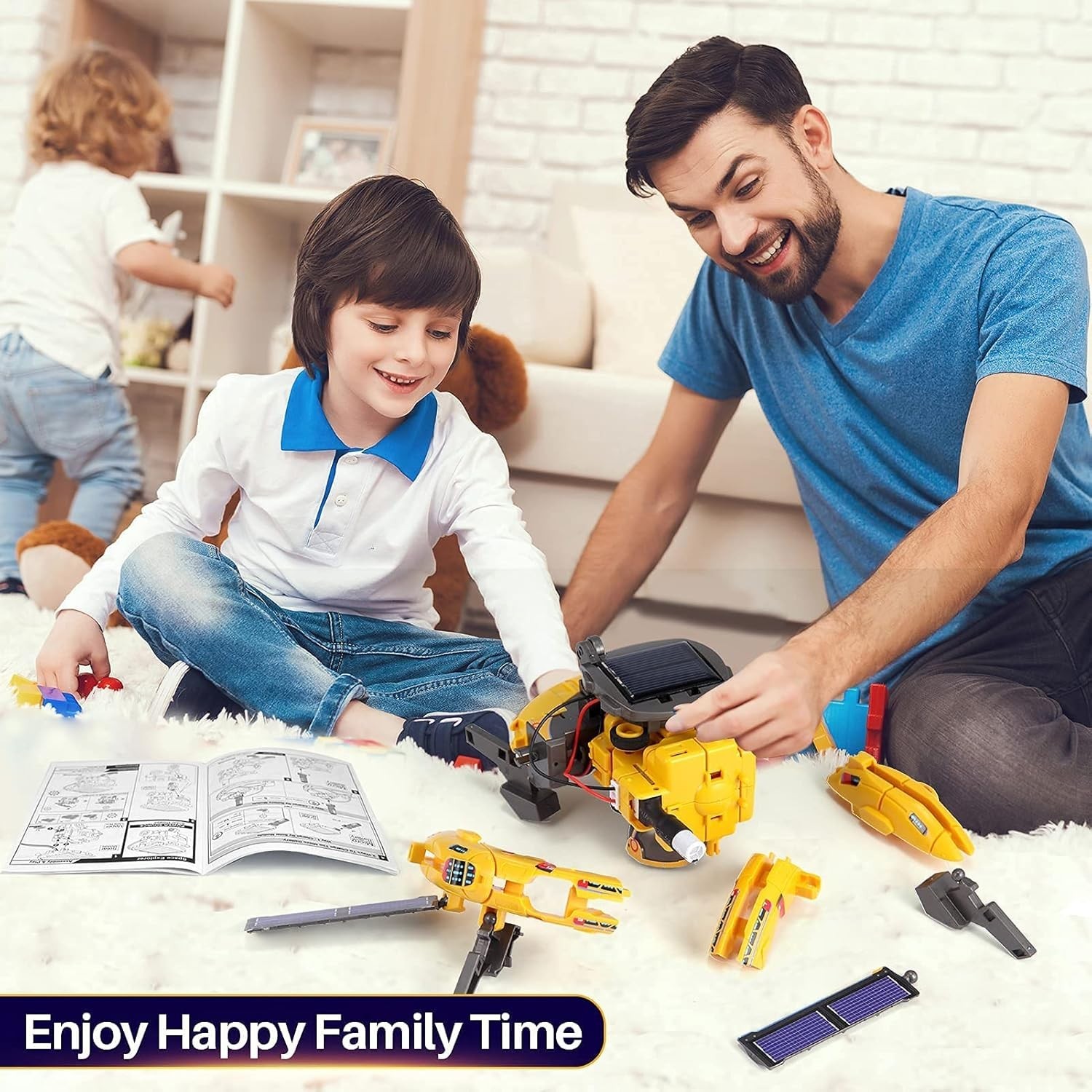 STEM Projects for Kids Age 8-12, Science Kits Boys, Solar Robot Space Toys Gifts