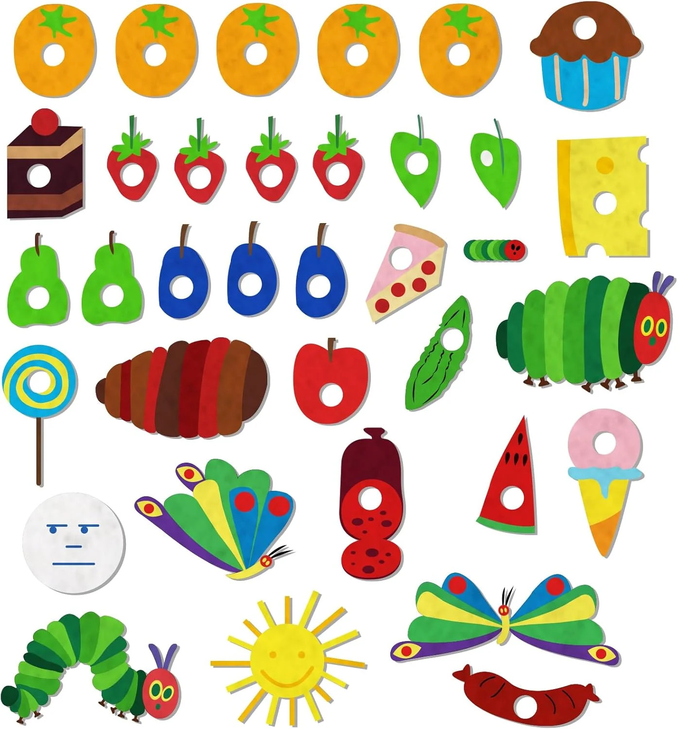 Very Hungry Caterpillar Felt Board Story Sets Preschool Learning Activities Todd