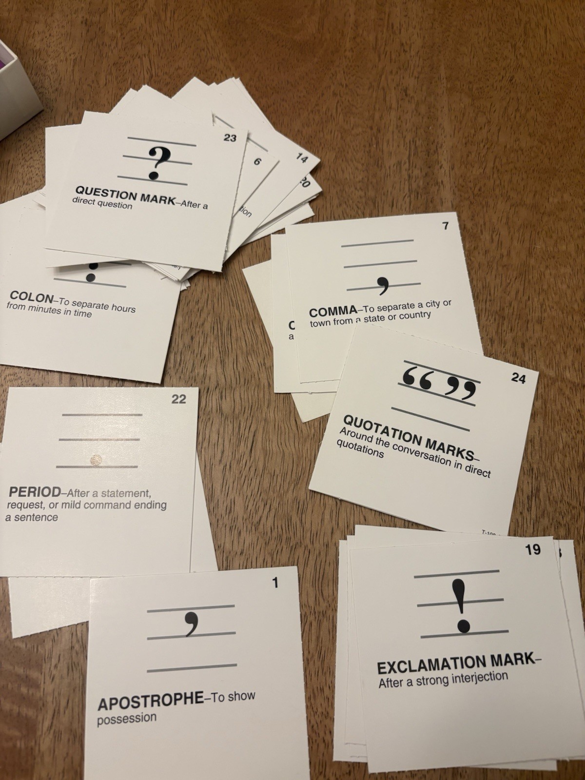Trend Enterprises Punctuation Bingo Game; Ages 7 & Up; 3 To 36 Players Teacher