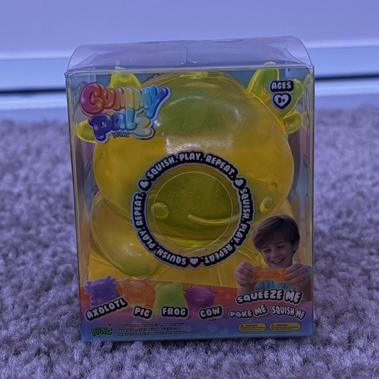 Gummy Palz Yellow Tactile Squeeze Toy Ages 3+ 3-4 Years 4-7