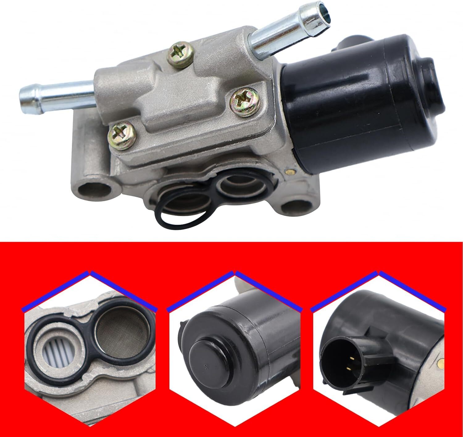 SMMS Idle Air Control Valve for Honda Accord 1990-1993, Prelude 1992-1996 L4
