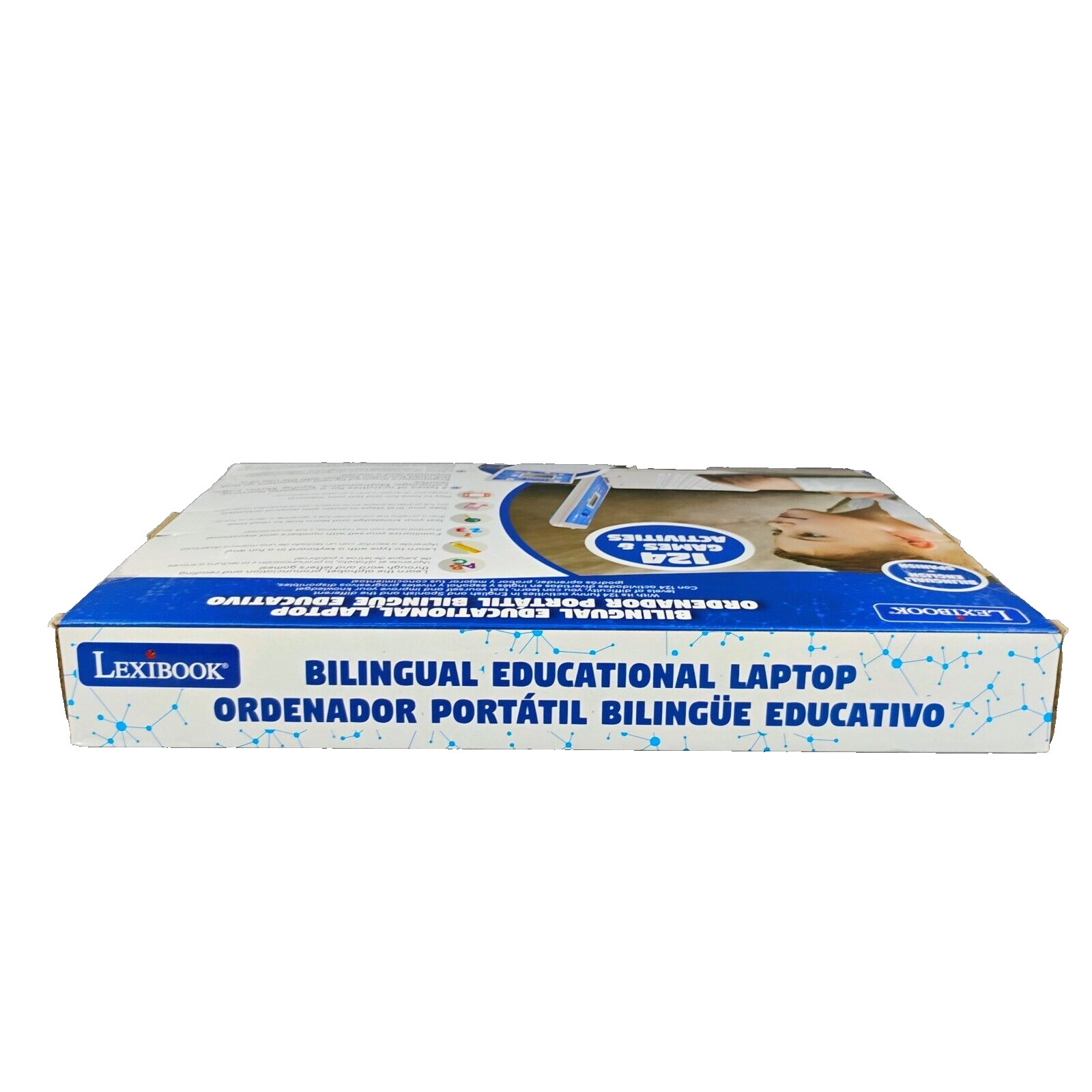 LEXIBOOK, Educational and Bilingual Laptop Spanish/English 124 Activities