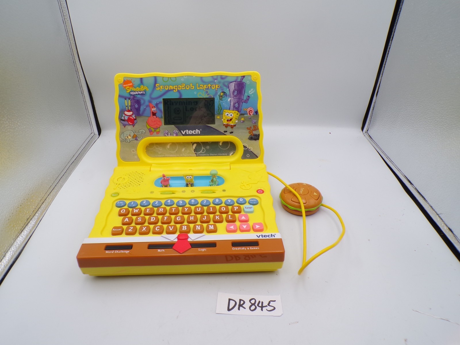 VTech SpongeBob SquarePants Electronic Learning Laptop Educational Toy Working