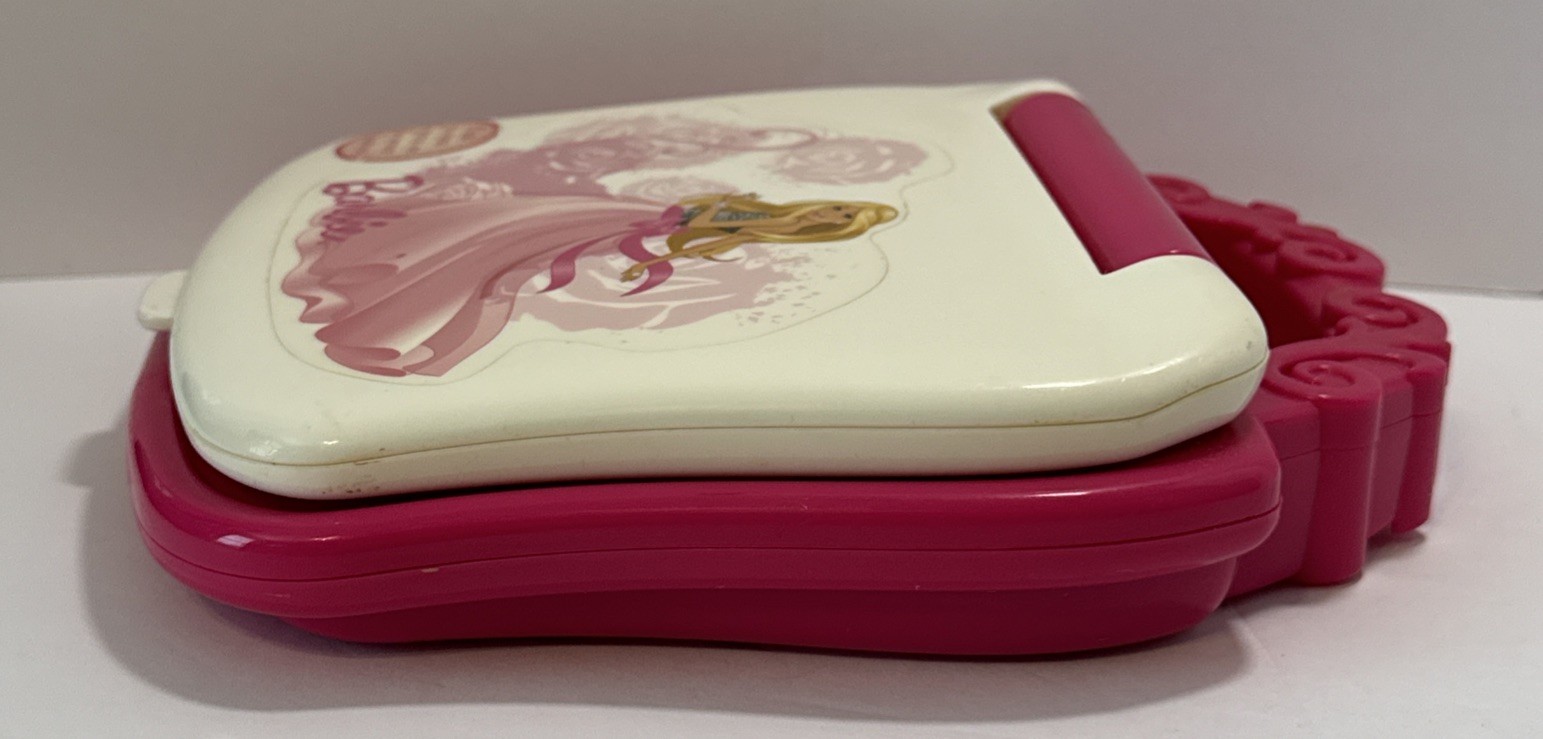 Barbie Little Learner Laptop 8 Programs Interactive Numbers & Letters – Works!