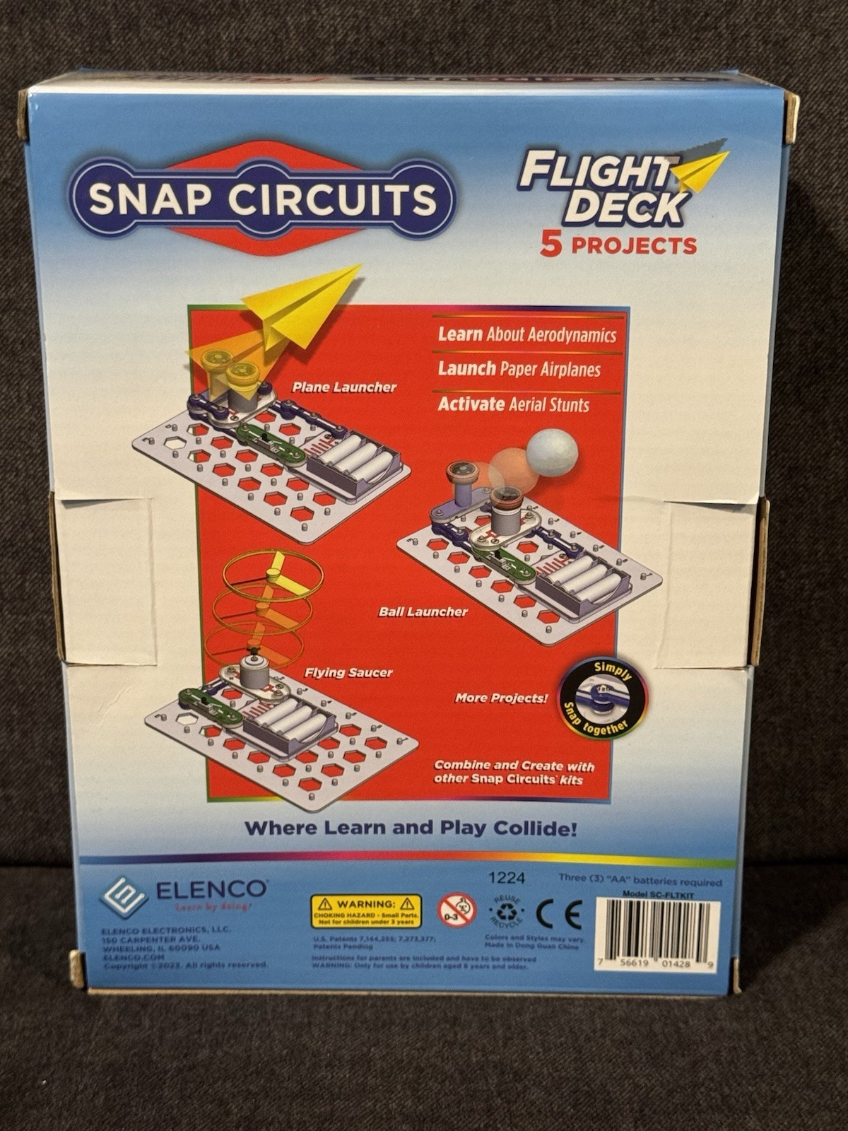 NEW Snap Circuits Flight Deck Science/STEM Toy Kit Ages 8+ Construction