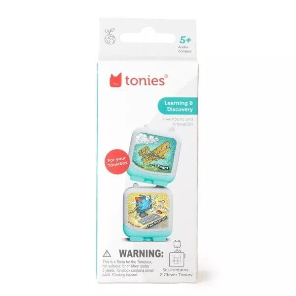Tonies Inventions: Flight and Internet Audio Play Figurines 2pk New Sealed