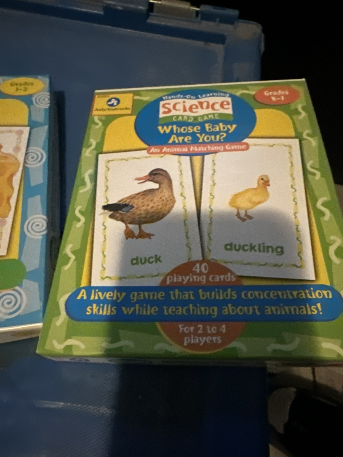 Hands-on Learning Science Card Game Bundle. K-2 Grade. Used Open Boxes