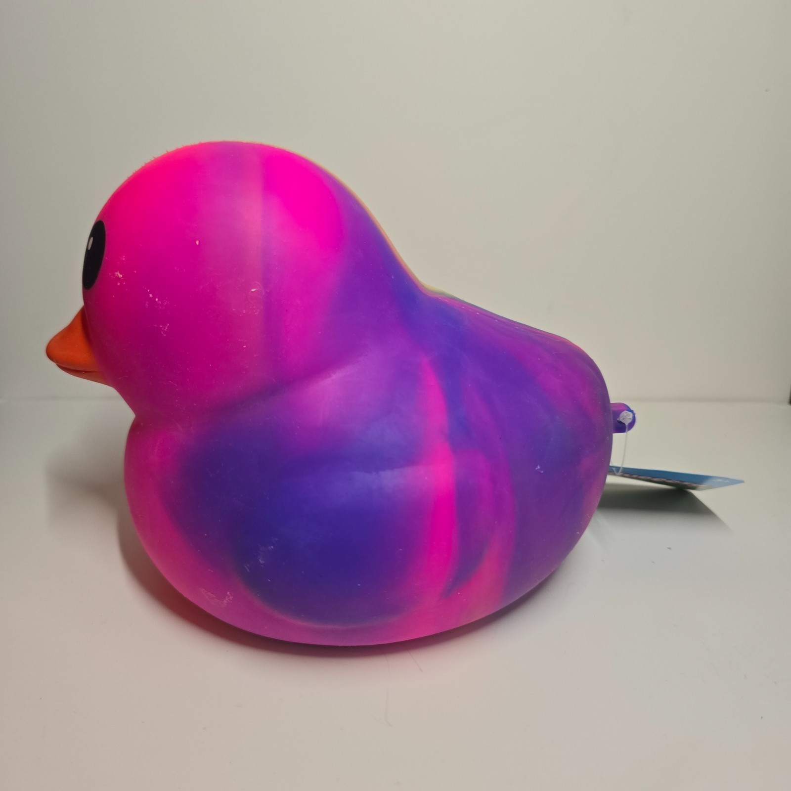 Sunny Days Jumbo Squeezy Duck – Tie-Dye Squishy Stress Relief Toy – New RARE