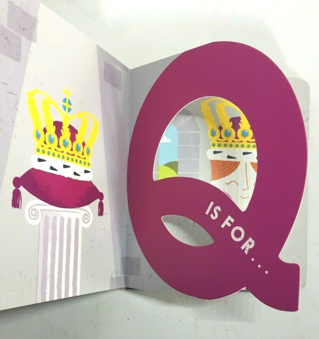 Alpha Block Interactive Alphabet Book, Popup Boardbook, Free Post
