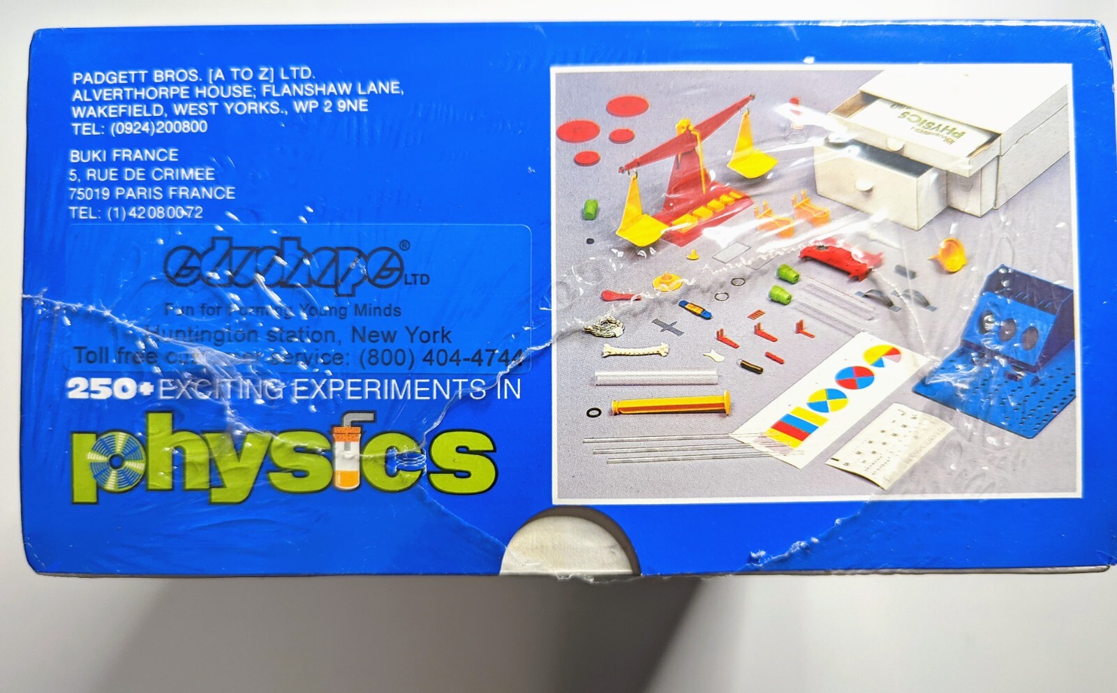 250 Experiments Power Tech Physics Learning Kit Science Vintage Homeschool 10+