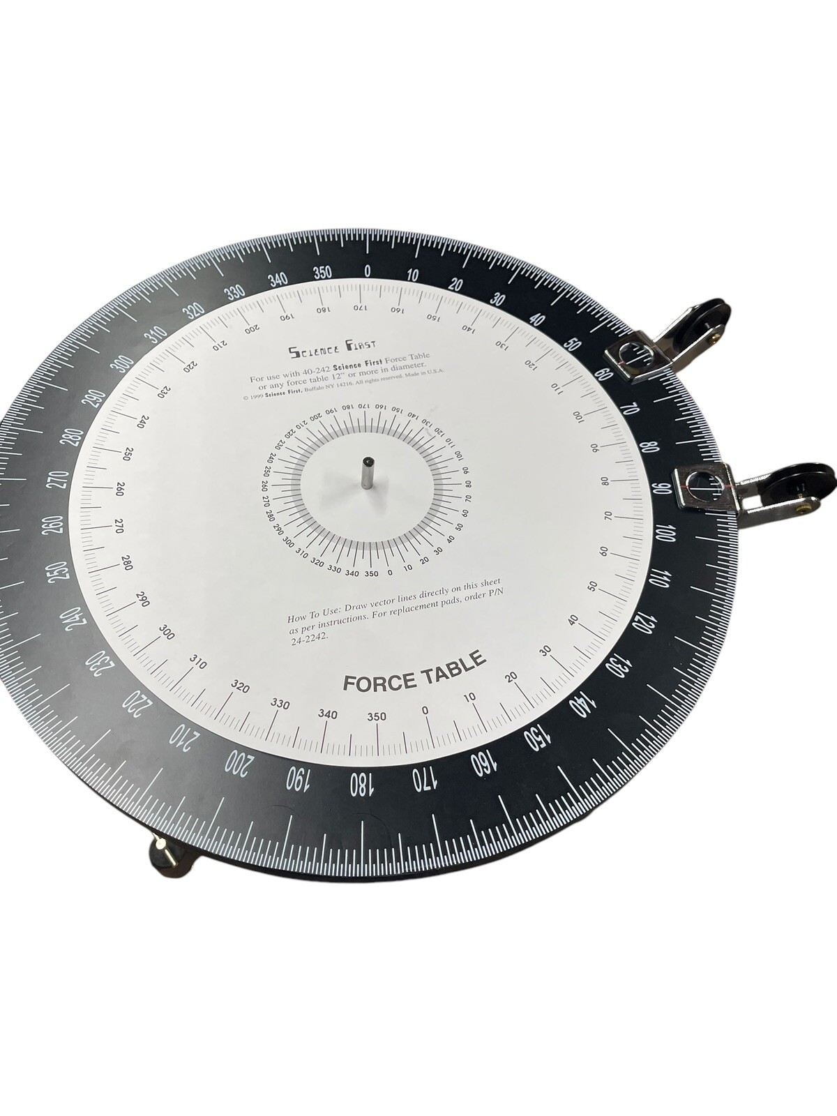 Standard Force Table 29 cm Diameter Excellent Condition Read Description