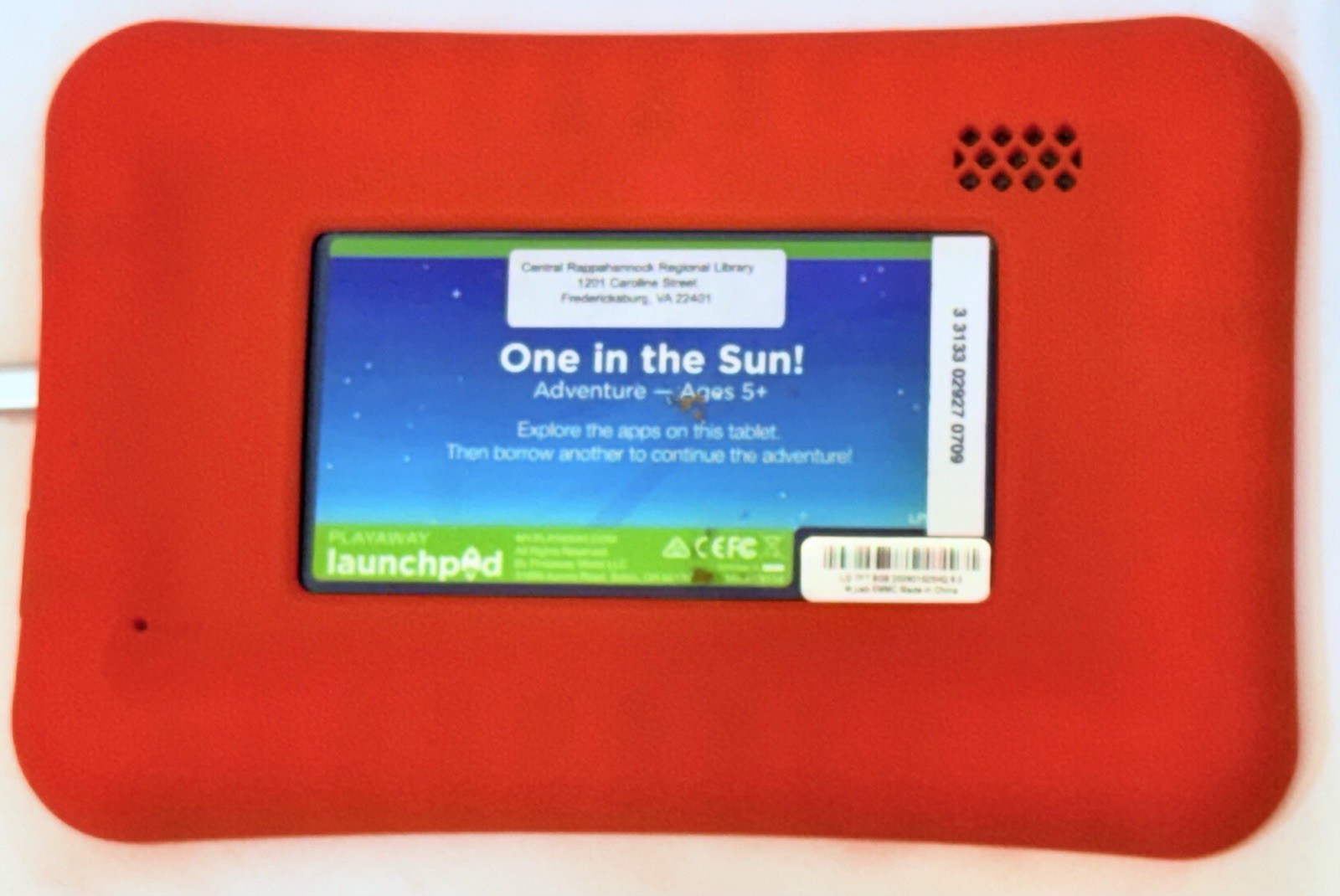 Lot- 12 Playaway Launchpad Kids Tablets w/ 1 Charger Adapter (Ages 3+)