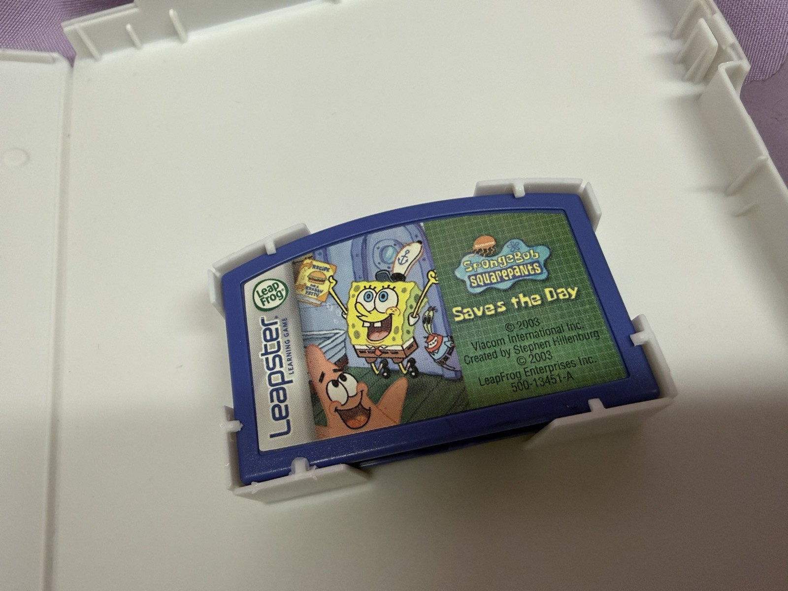 Leapster Learning Game (K-1ST Grade) 5-7 yrs For Leapster 2. Spongebob Squarpant