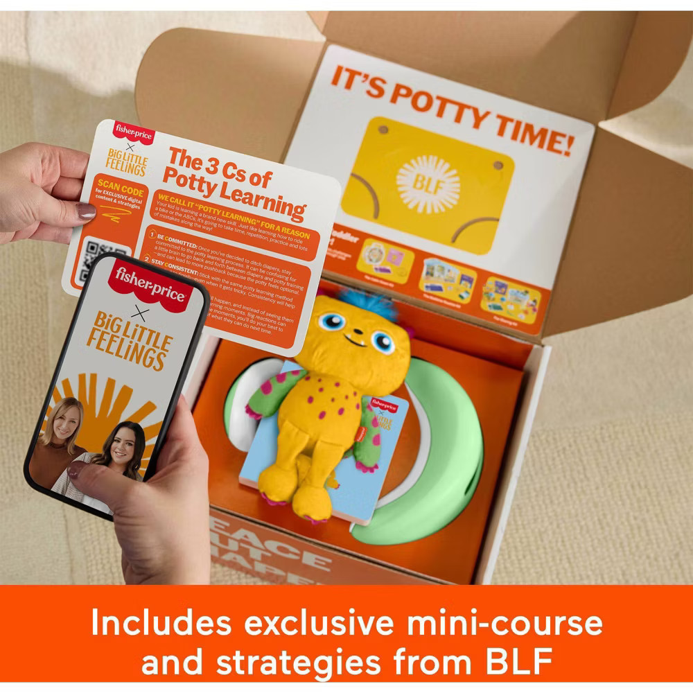 6pc Fisher-Price Big Little Feelings – The Potty Training Kit Set of