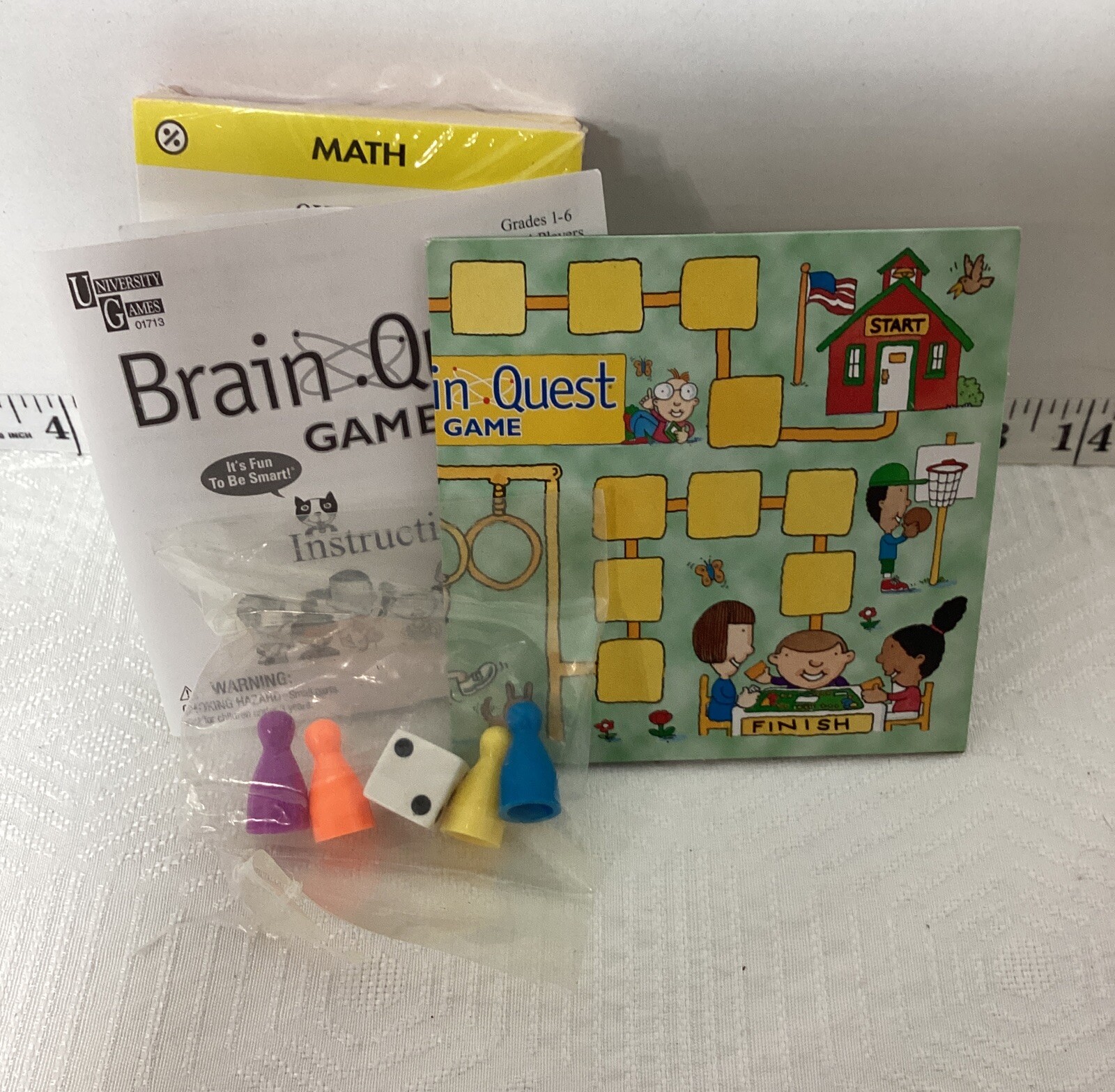 University Games Brain Quest Game For Grades 1-6 New Open Box