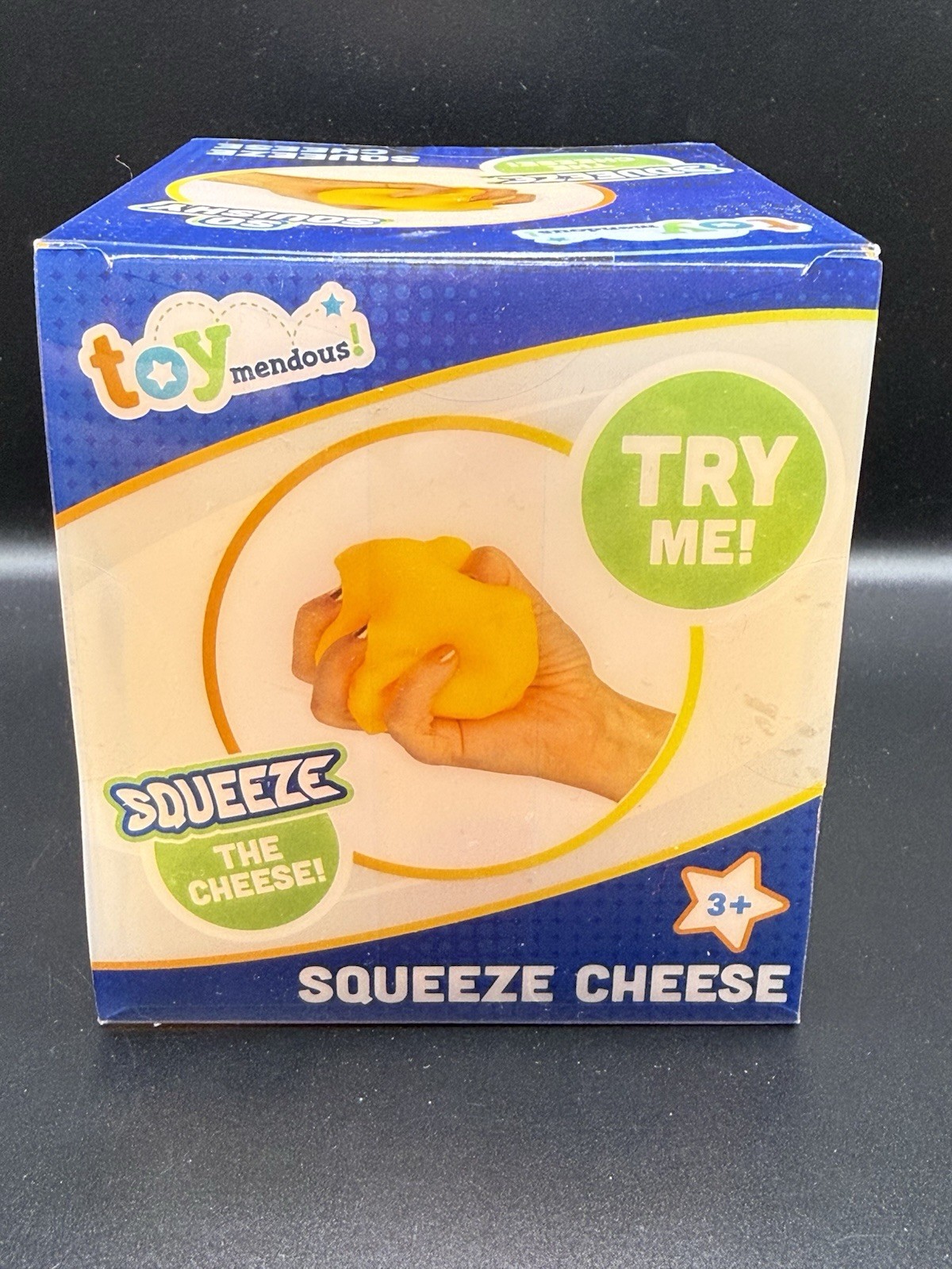 🧀 Squeeze Cheese Large Squishy Toy Toymendous New Sealed US Seller 🧀
