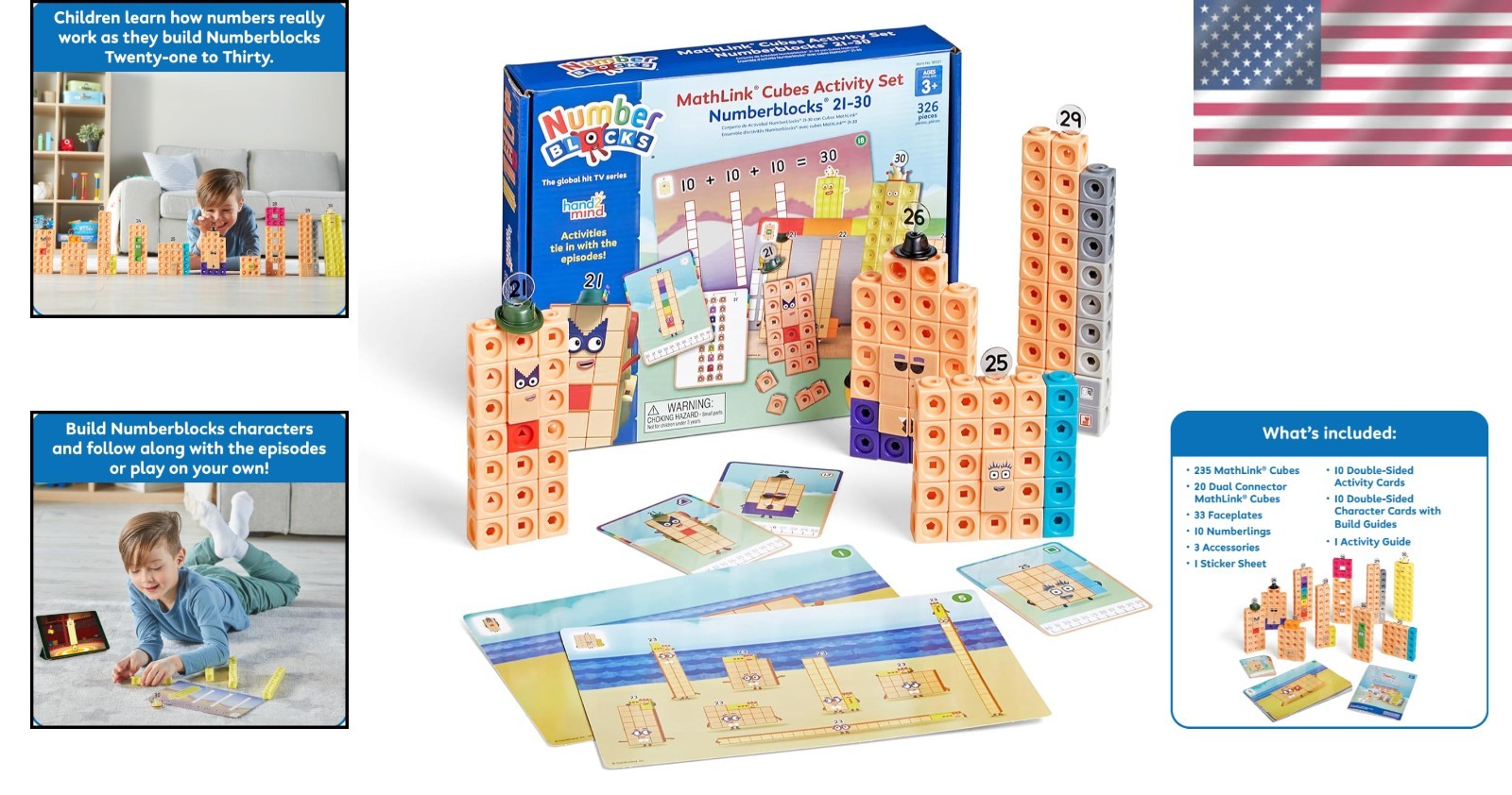 Official Numberblocks MathLink Cubes Set