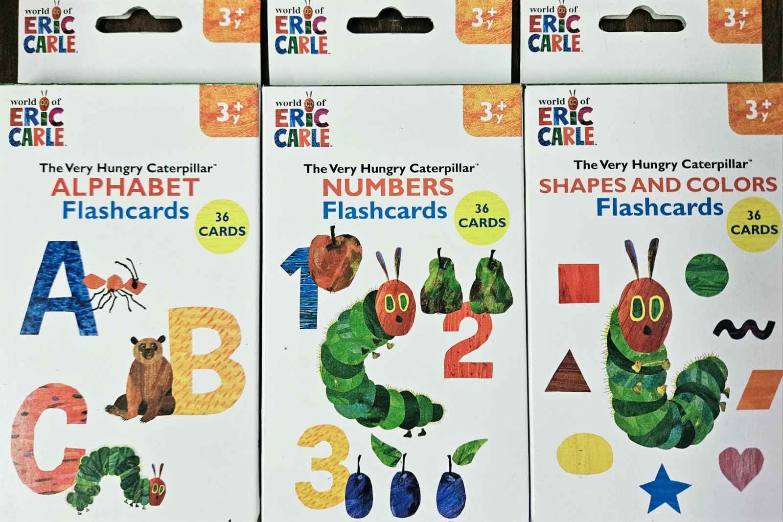 Eric Carle The Very Hungry Caterpillar Learning Flashcards – Set of 3 – ages 3y+