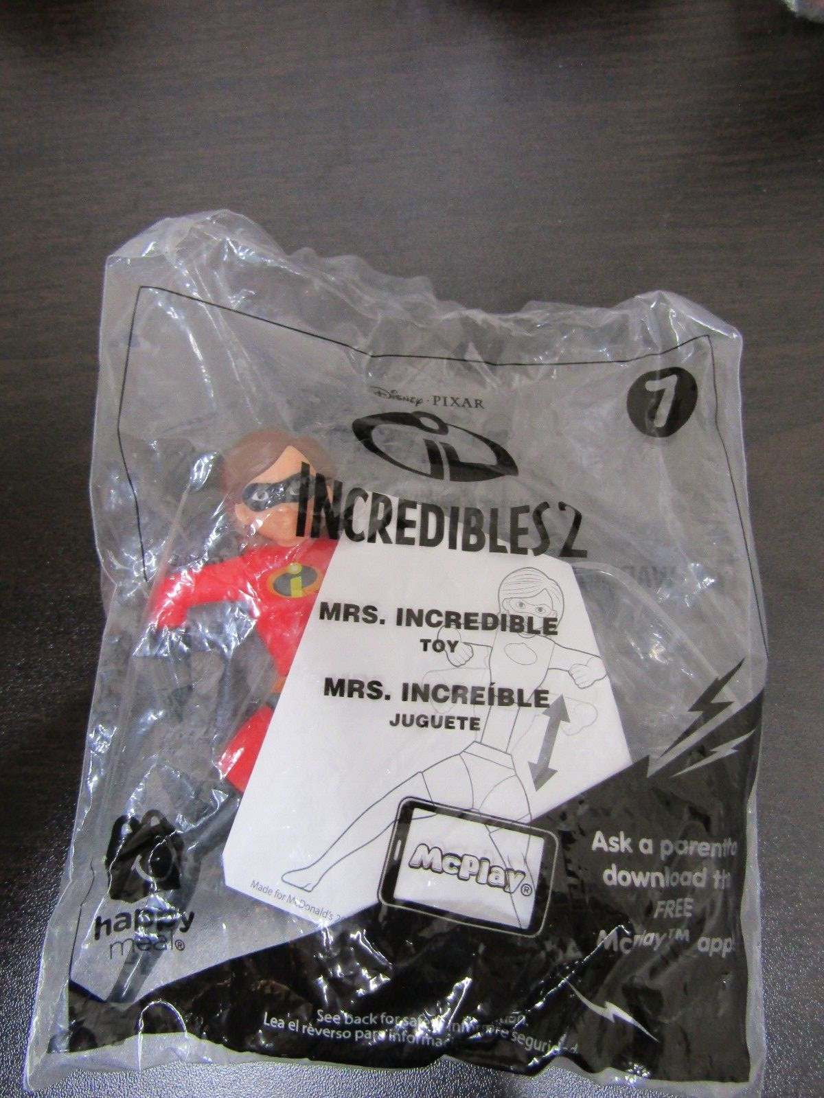 New Incredibles 2 McDonald’s Happy Meal Toys 2018 Lot of 7 (1,2,3,4,5,7,9)